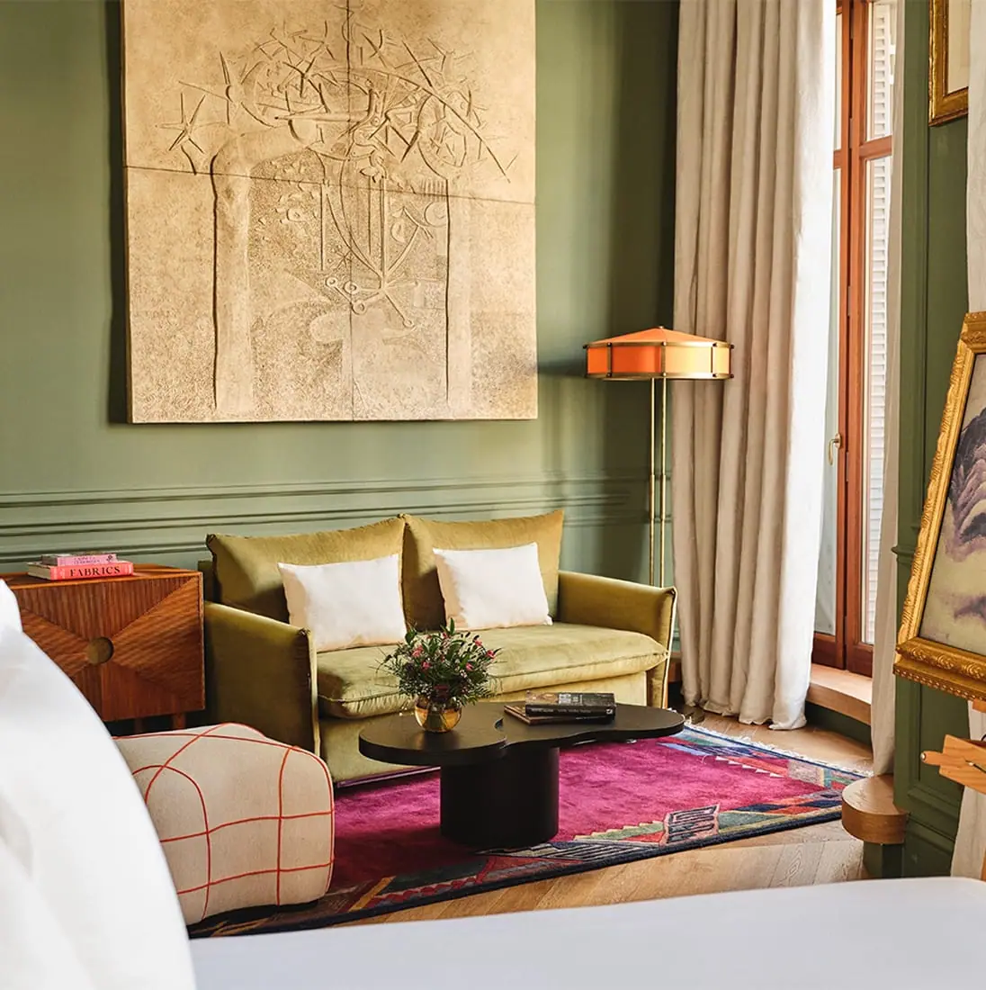 A corner suite