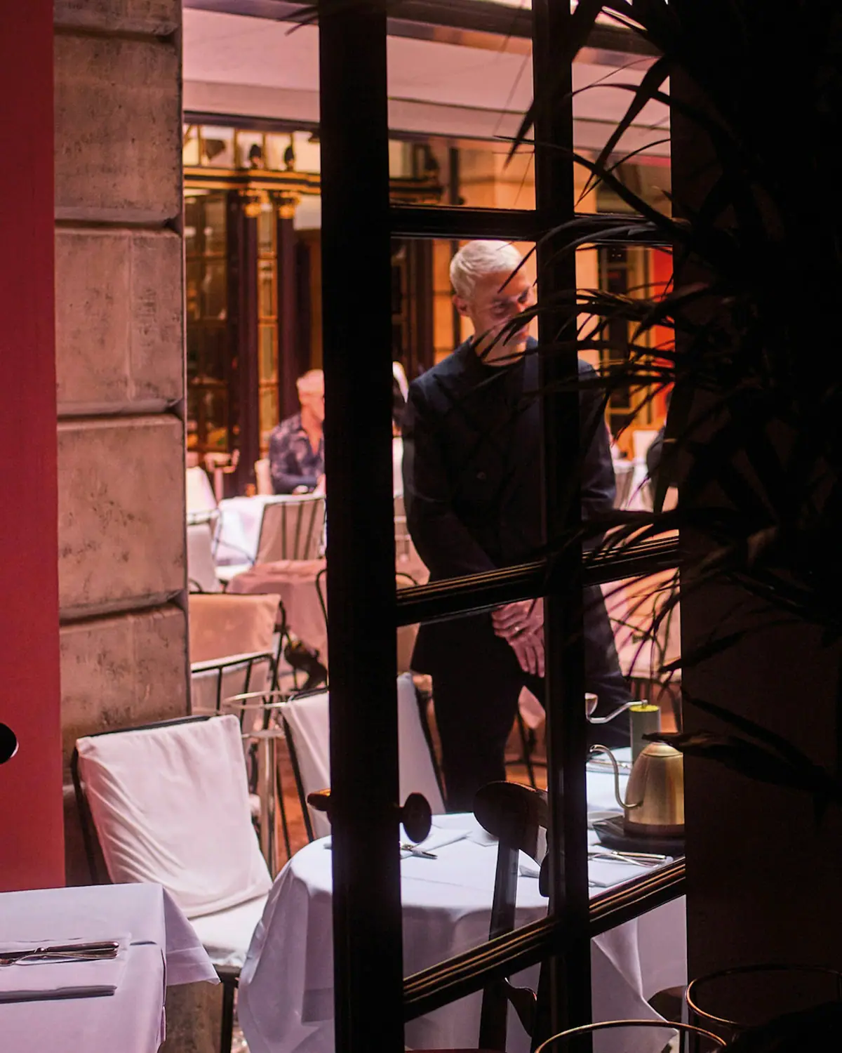 The terrace of the restaurant